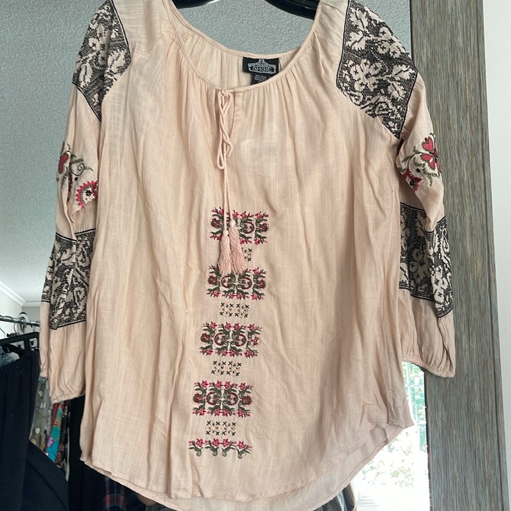 Boho top brand new hundred percent rayon